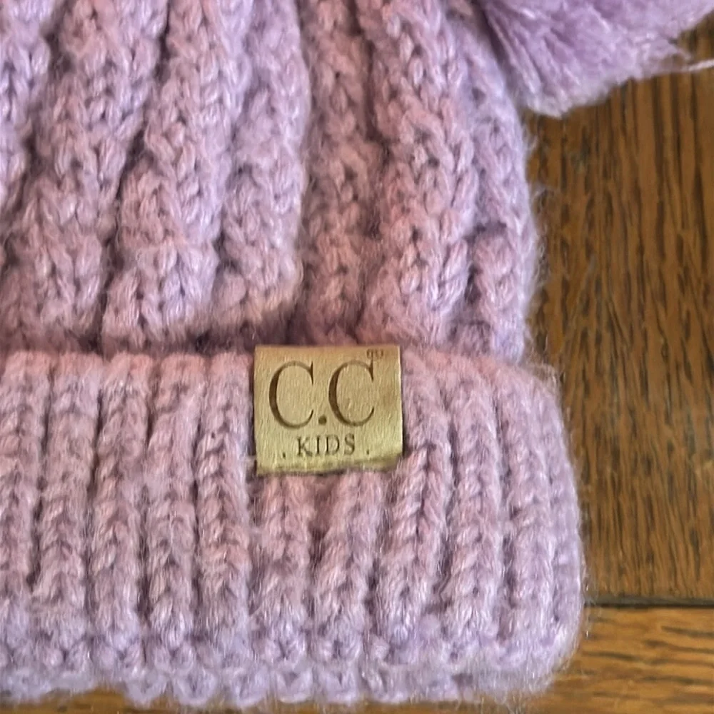 CC Kids Double Pom Beanie Baby/Toddler/Kid